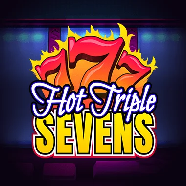 Hot Triple Sevens game title